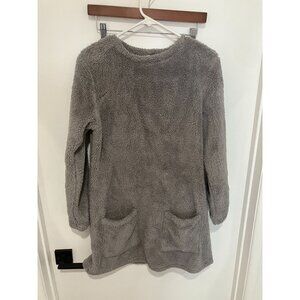 Exclusive Brand Women's Pocketed Fleece Dress, Gray, Small